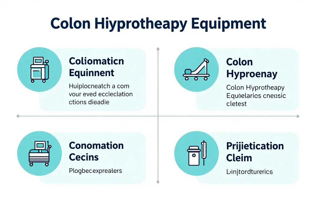 Infografía respondiendo preguntas frecuentes sobre máquinas para hidroterapia de colon