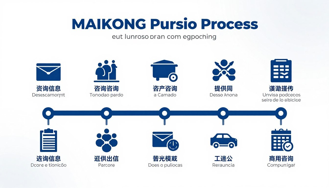 Línea de tiempo del proceso de compra MAIKONG