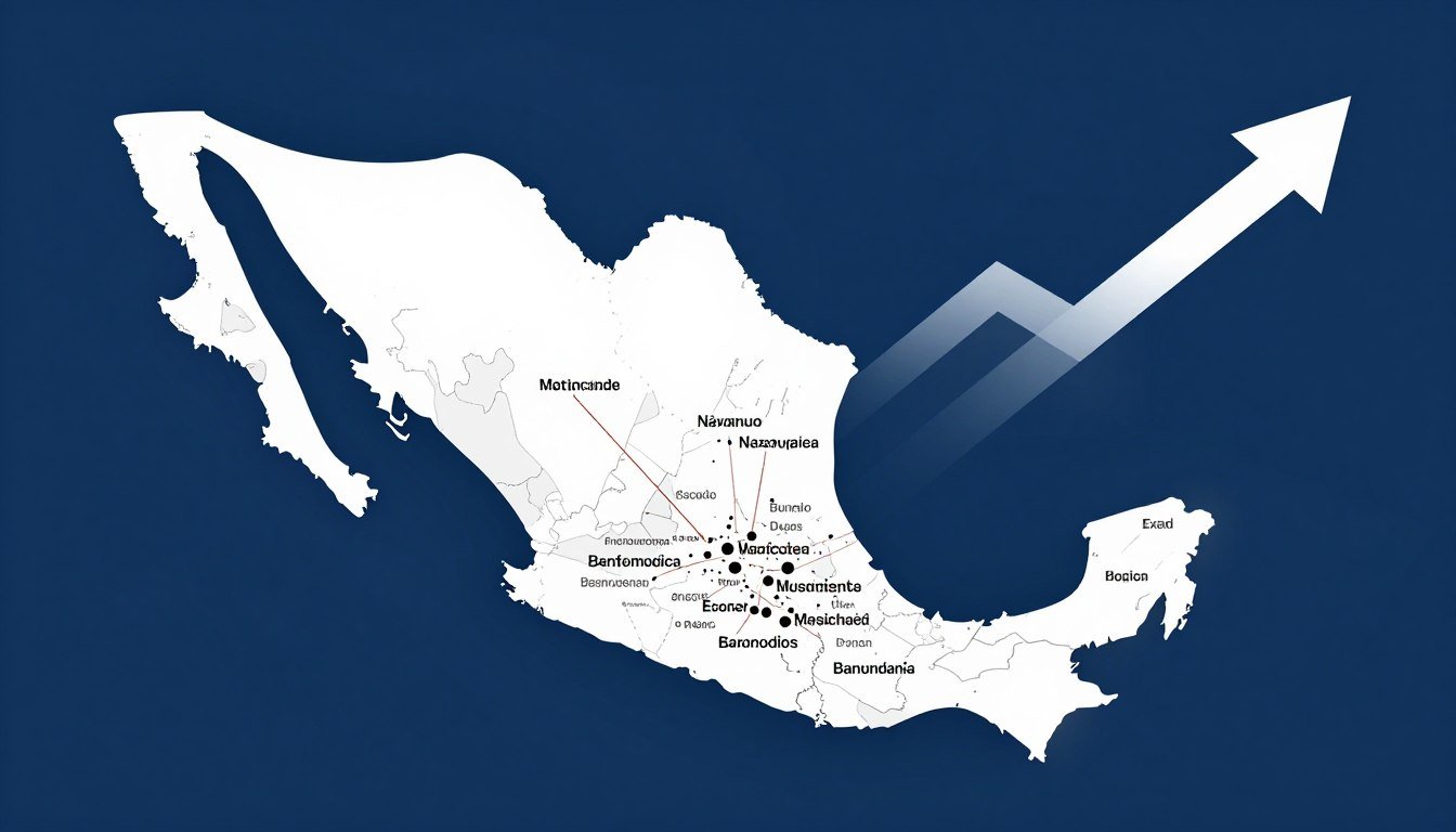 Mapa de oportunidades de distribución MAIKONG en México