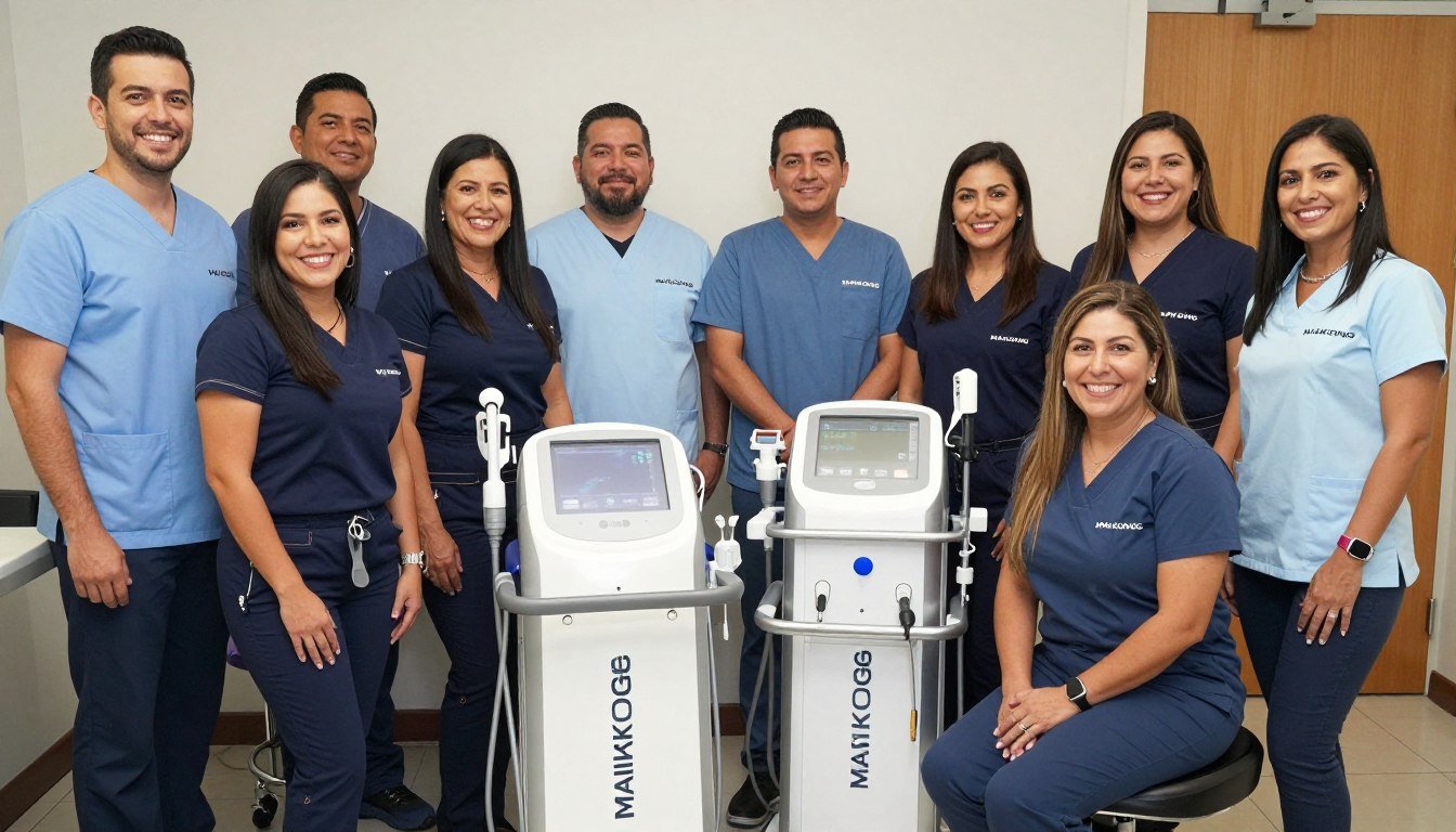 Profesionales de la salud mexicanos satisfechos con máquinas MAIKONG