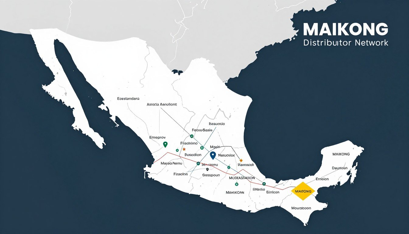 Red de distribuidores MAIKONG en México