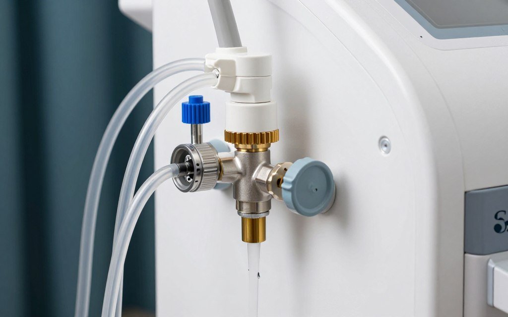 Sistema de seguridad anti-fugas en máquina hidroterapia de colon Sistema de seguridad anti-fugas en máquina hidroterapia de colon