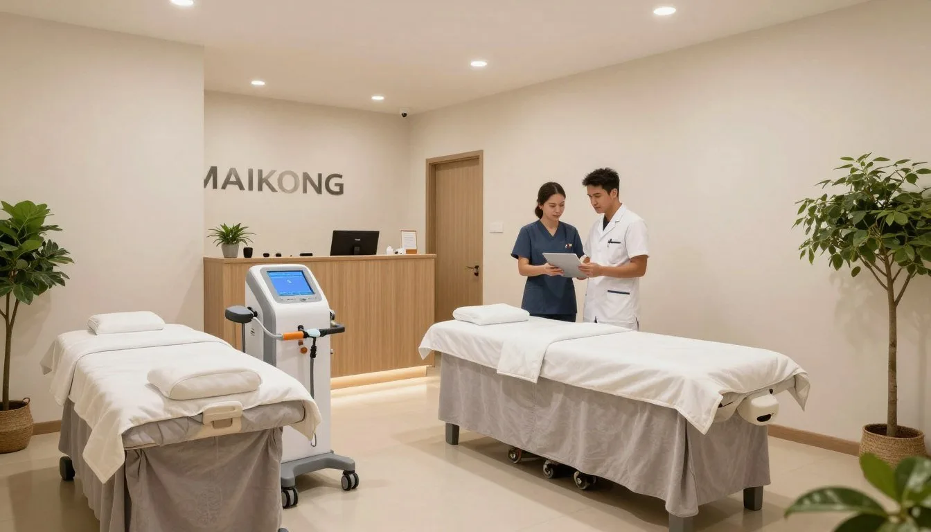maquina de hidroterapia: preguntas, especificaciones y uso real — Centro-de-bienestar-en-Culiacan-ofreciendo-hidroterapia-de-colon-con-equipos-MAIKONG